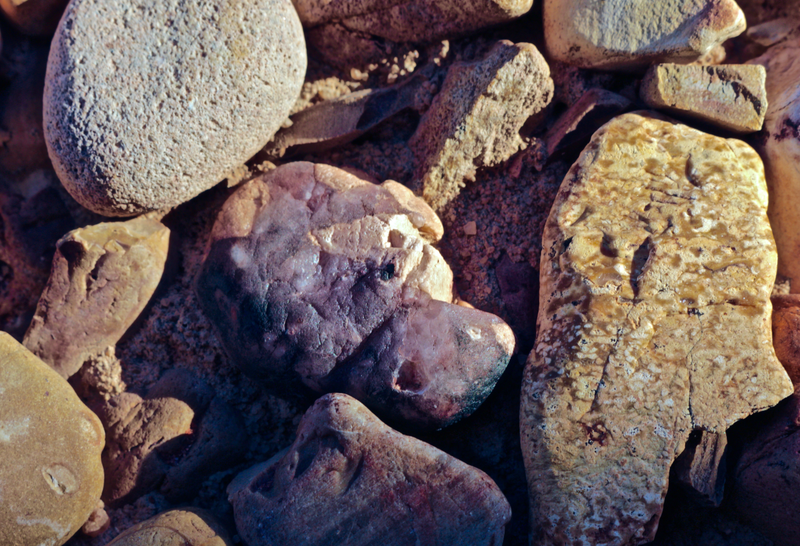 The purple hippo face was also crystalline in nature.